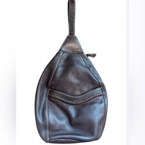 Cedar Canyon Vintage Brown Leather Sling Bag